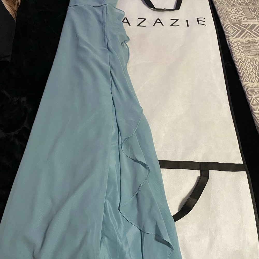 Azazie Women's Blue dress